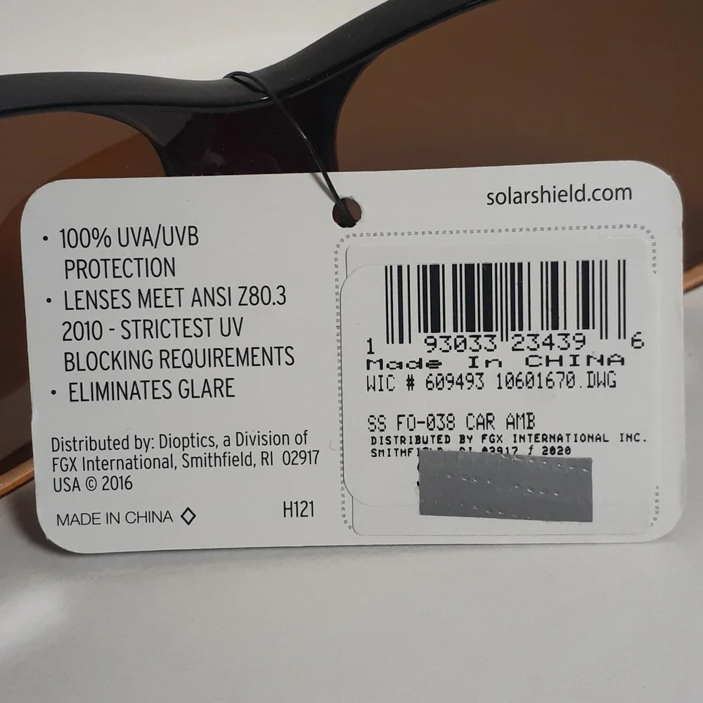Foster Grant Solar Shield Women Sunglasses Brown Polarized UVA & UVB